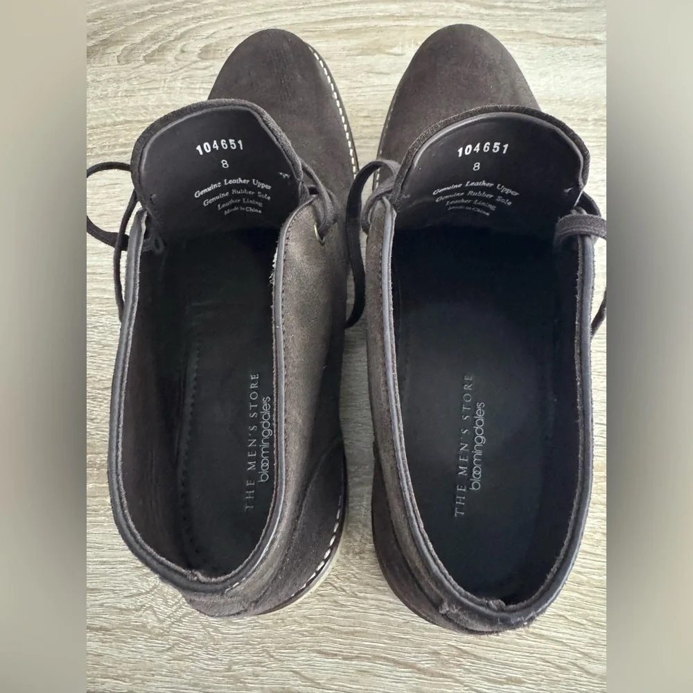 The Mans Store at Bloomingdale’s Chukka Brown Suede Men’s Size 8 Comfort Boots